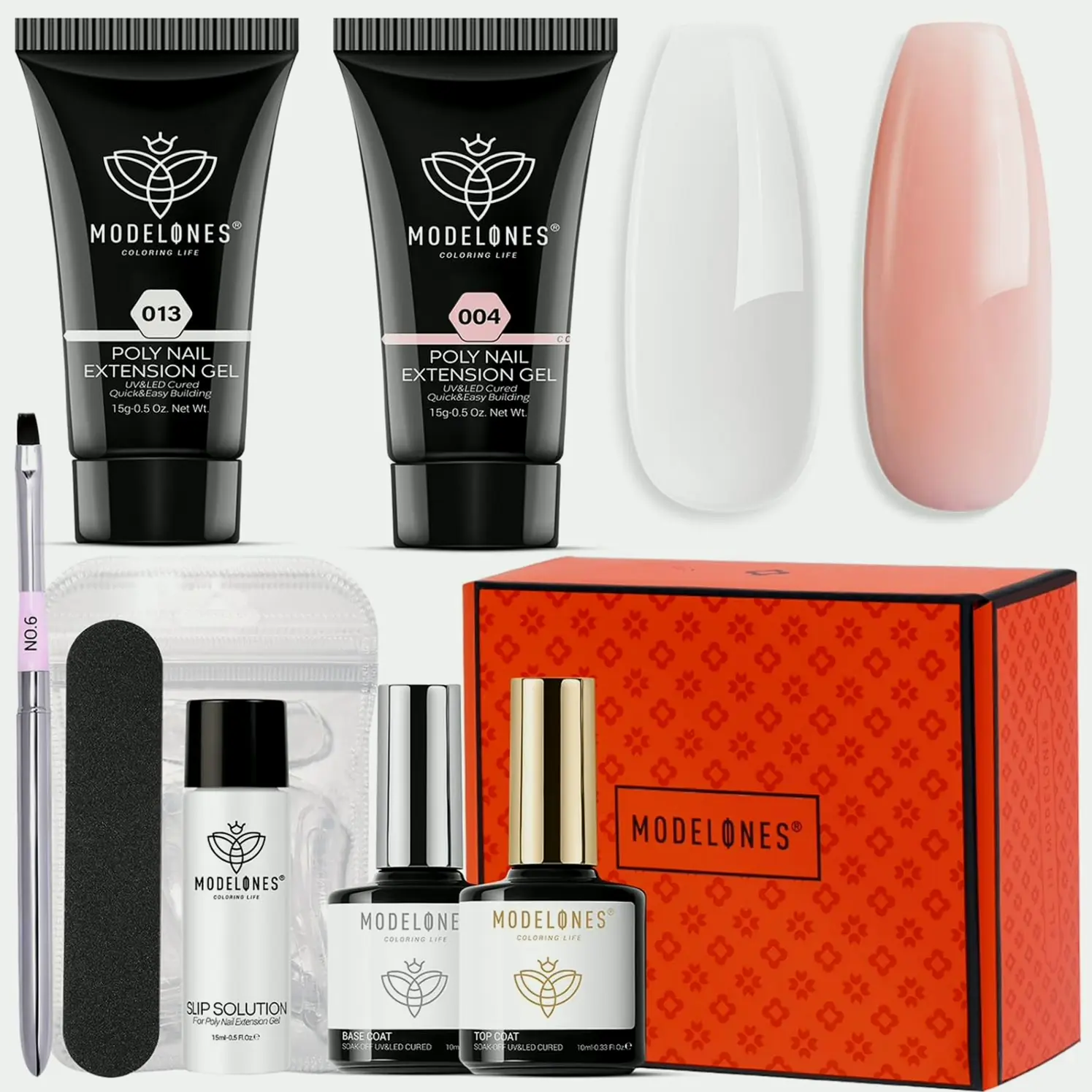 Model One Poly Nail Kit 30ml 2 Pieces w/ Slip Solution