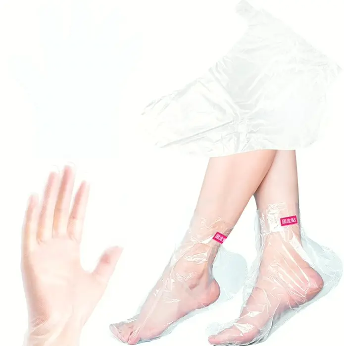 Wax Bags for Hands & Feet - 200pcs Thick Plastic