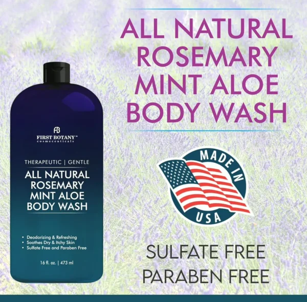 All-Natural Shower Gel - Fights Odor, Foot Issues, Nail Issues