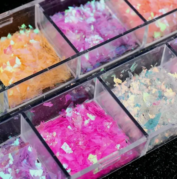 12-Shade Colorful Glitter Sequins