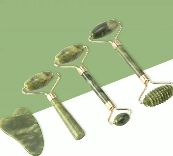 Gemstone Gua Sha Kit - 5 in 1 Tools With Massager