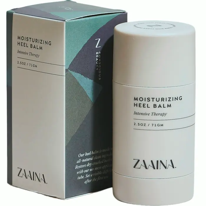 ZAAINA Foot Balm Stick, All-Natural Heel Cream for Quick Relief
