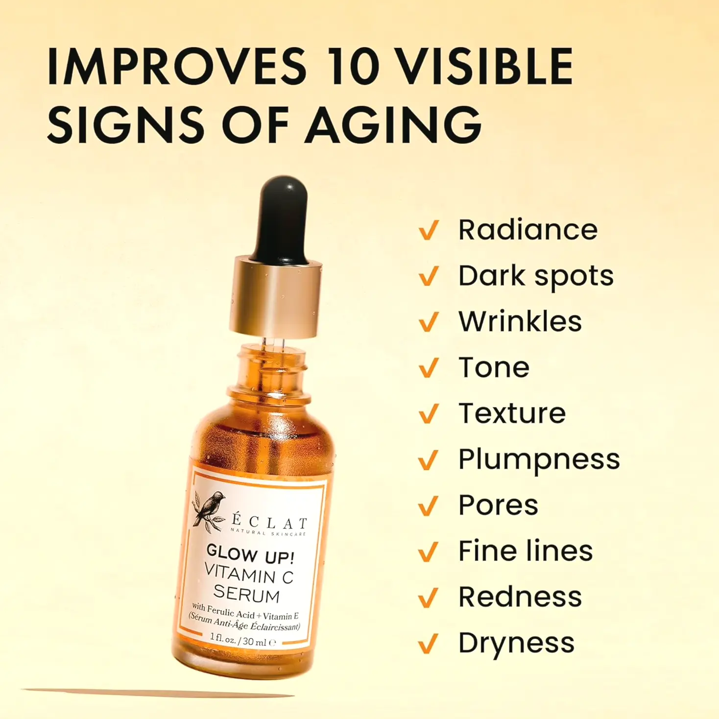 Vitamin C Face Solution for Dark Spots and Anti-Aging