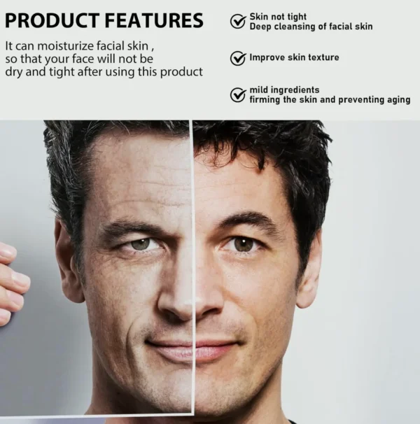 Men's Natural Facial Care Set, Tallow Facial Moisturizer, Anti-Aging