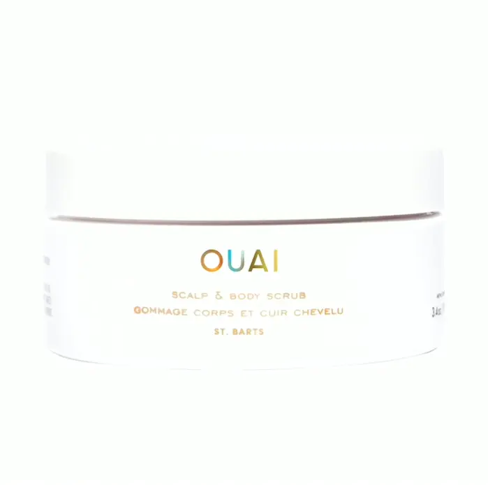 OUAI's Scalp & Skin Scrub Portable - Sleek & Hydrated Skin