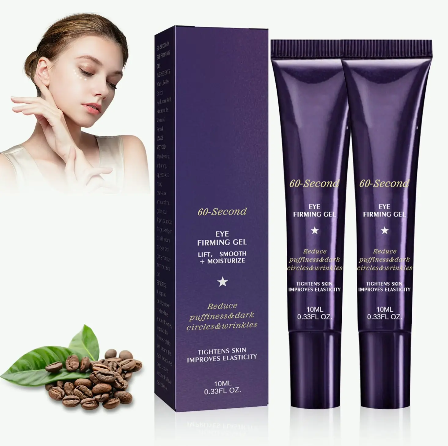 Two-Piece 60-Sec Age-Defying Eye Tightening Gel