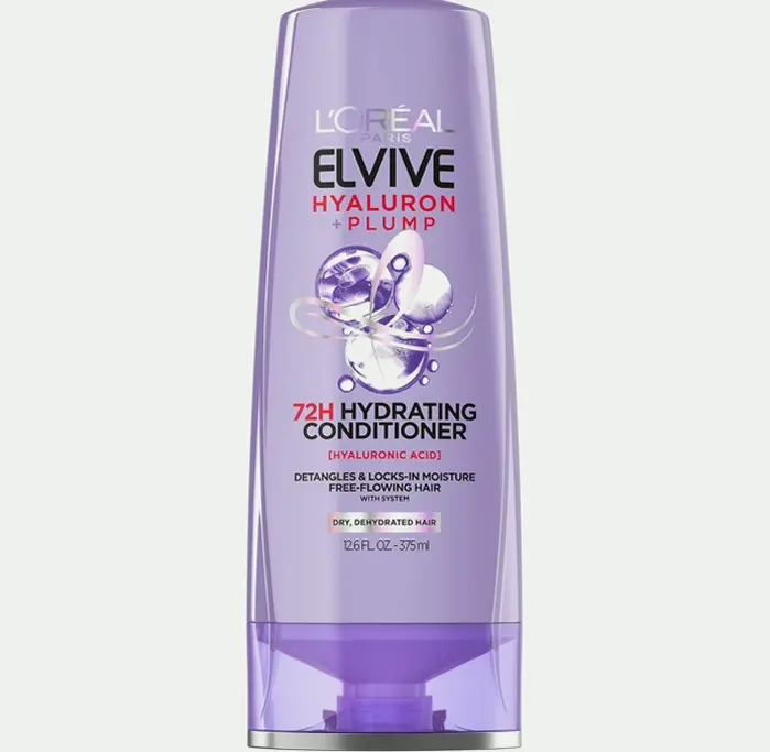L'Oreal Paris Elvive Hyaluron Plump Conditioner for Dehydrated Hair, 12.6 fl oz