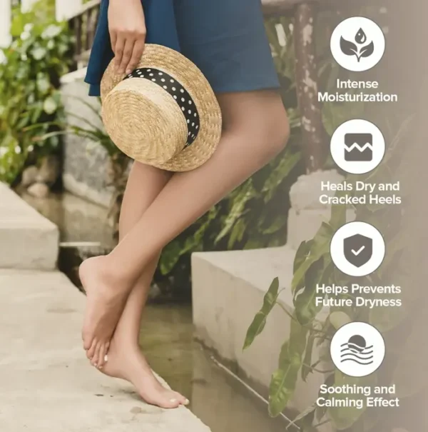 ZAAINA Foot Balm Stick, All-Natural Heel Cream for Quick Relief