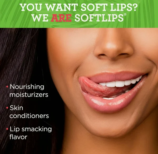 Softlips Exotic Flavored Lip Balms Set of 3