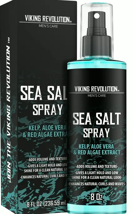 Norse Revolution Sea Salt Mist for Men's Hair - Kelp, Aloe Vera & Algae 8oz