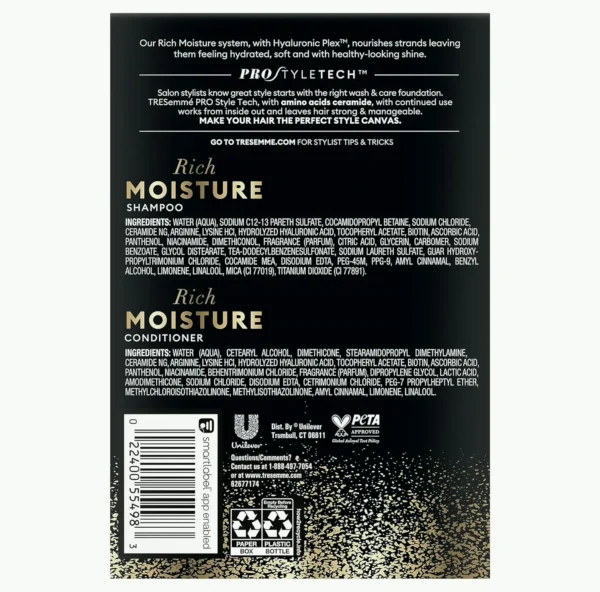 TRESemmé Rich Moisture Hair Wash & Conditioner Set of 2