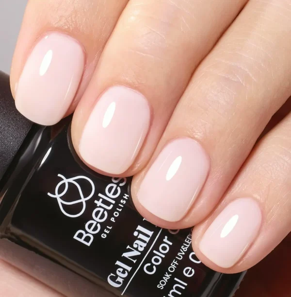 Natural Gel Manicure Varnish Bundle 15ml Rose Jelly Neutral Shade Gift for Ladies
