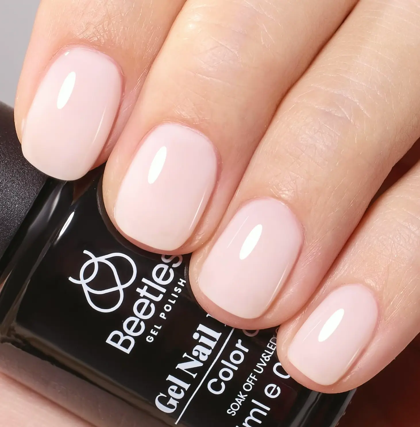 Natural Gel Manicure Varnish Bundle 15ml Rose Jelly Neutral Shade Gift for Ladies