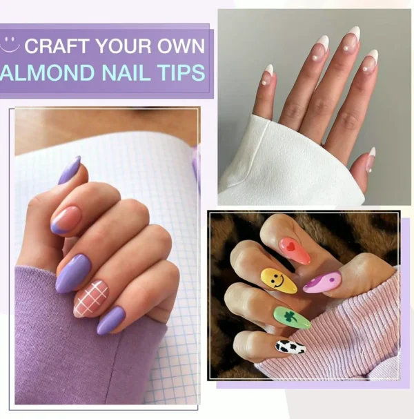 Gel Extension Kit: Nails with 240pieces Shape Tips