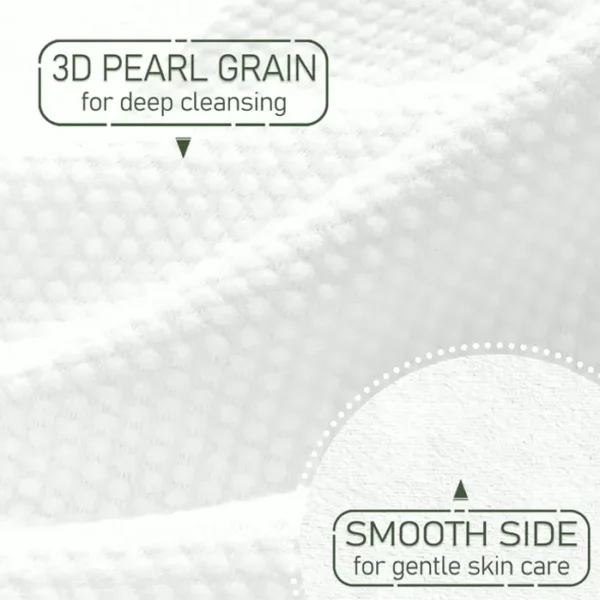 Single-use Biodegradable Face Towels - Extra Thick & Soft (60 Pieces)