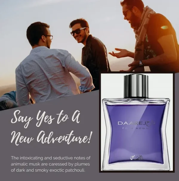 RASASI's Darej for Men Perfume Spray, 3.4 Ounce