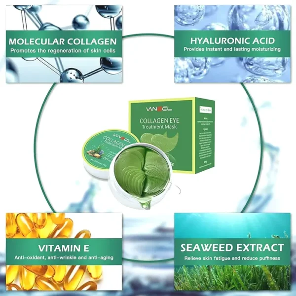 VANELC Under-Eye Patches for Youthful Look, Natural Treatment
