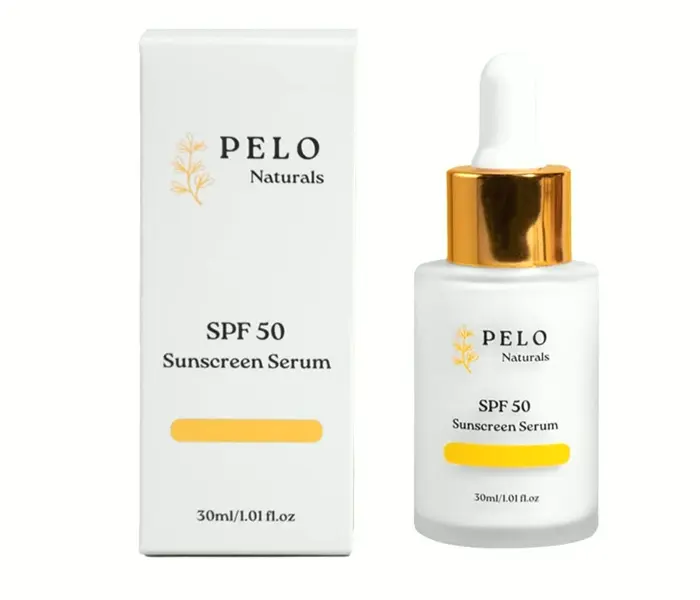 Face Sunscreen Serum with SPF50, Niacinamide, Hyaluronic Acid