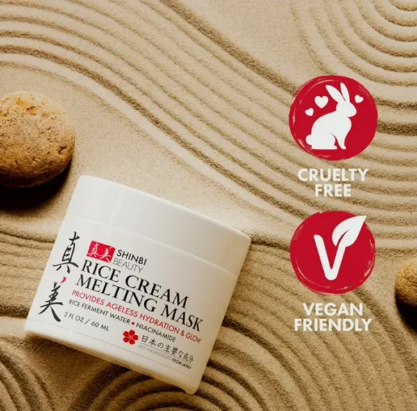 Japanese Rice Facial Mask - Organic Skincare 1oz