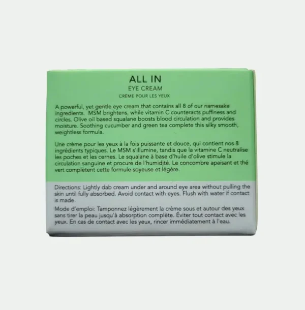 8 Saints Under-Eye Cream - Natural Puffiness Reducer, 0.5 oz
