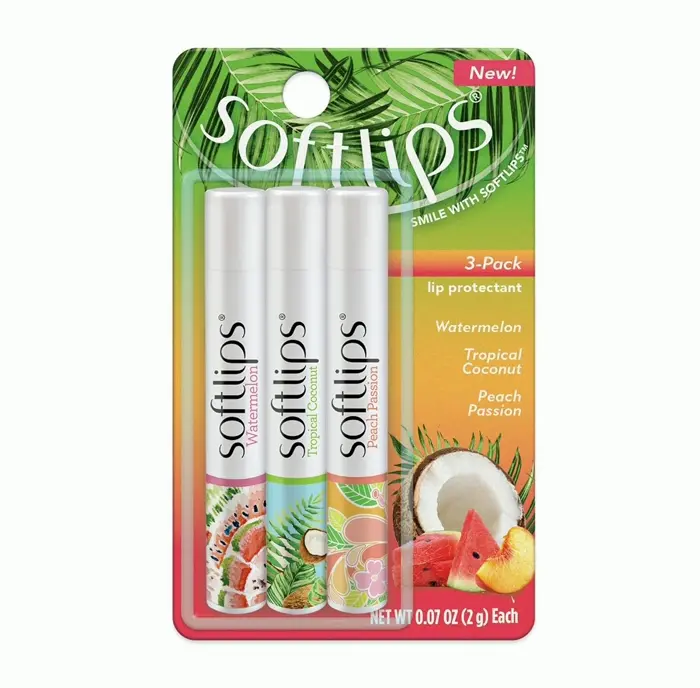 Softlips Exotic Flavored Lip Balms Set of 3
