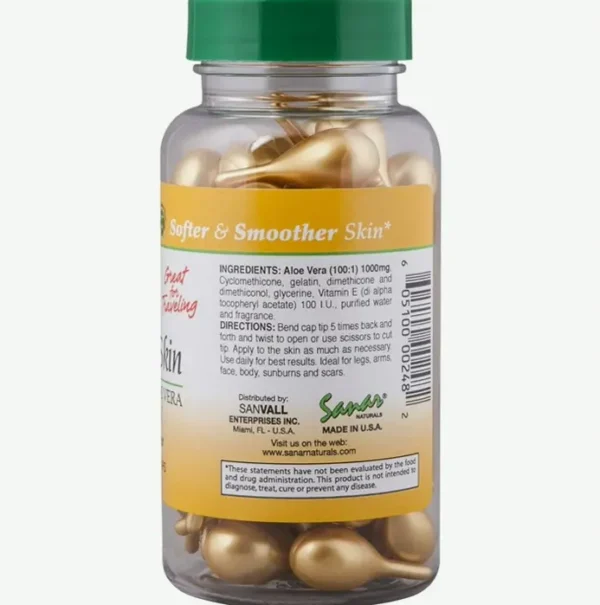 Nourishing Body Lotion with Vitamin E & Aloe Vera - 60 Capsules