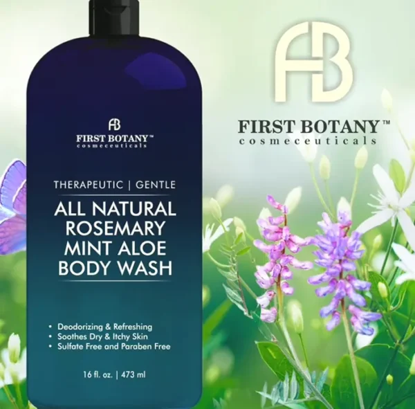 All-Natural Shower Gel - Fights Odor, Foot Issues, Nail Issues