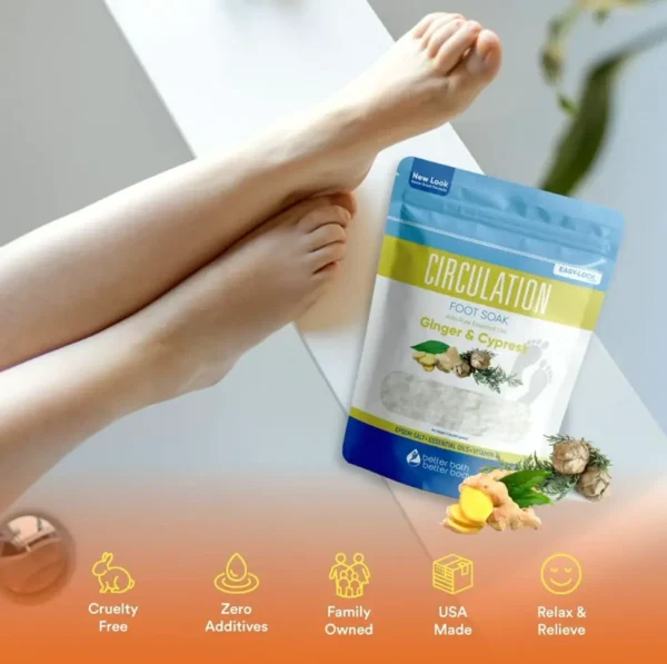 Circulation Foot Soak with Epsom Salt & Essential Oils (2 lbs)