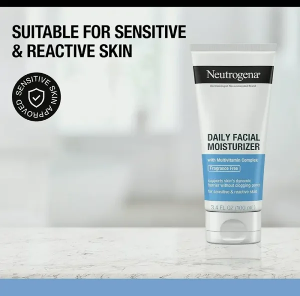 Brand Unscented Daily Lotion Face & Neck with Vitamins