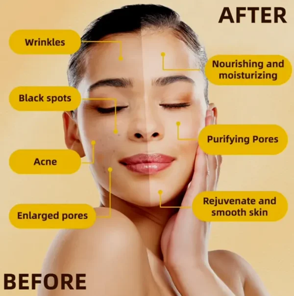 Vitamin C Facial Mask with Aloe Vera, C E, and Turmeric