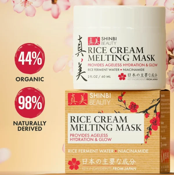 Japanese Rice Facial Mask - Organic Skincare 1oz
