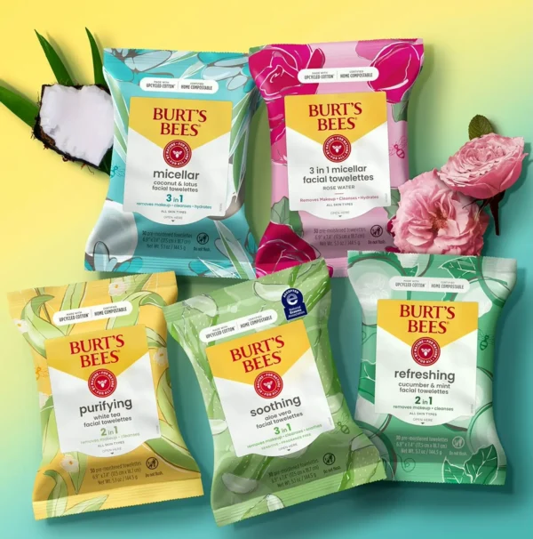Tea Face Towelettes for Every Complexion Varieties, Moisturizing Cosmetic Eliminator, Thirty Ct 3-Pack