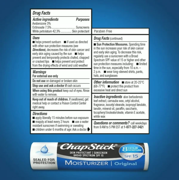Abreva Fever Blister Treatment and ChapStick's Moisturizer Combo Pack