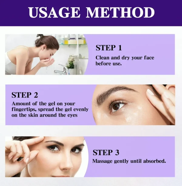 Two-Piece 60-Sec Age-Defying Eye Tightening Gel