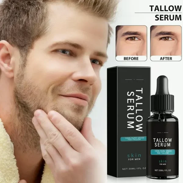 Men's Natural Facial Care Set, Tallow Facial Moisturizer, Anti-Aging