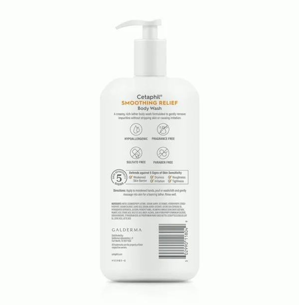 Cetafil Smoothing Body Wash to Sensitive Skin, 20 oz