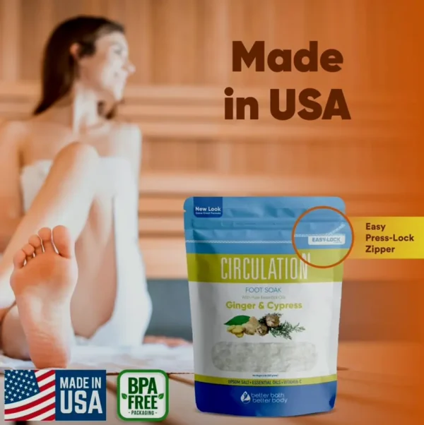 Circulation Foot Soak with Epsom Salt & Essential Oils (2 lbs)