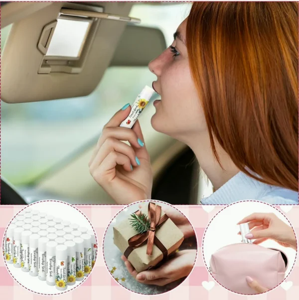 Fifty Pieces Bible Verse Lip Balm Set Christian Gift Women's Faith