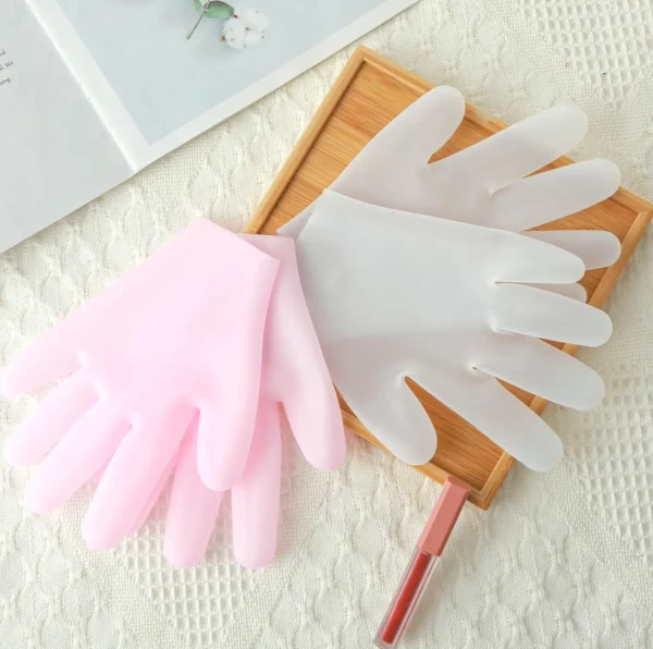 Silicone Moisturizing Gloves for Women, Anti-Slip Moisturizer Gloves