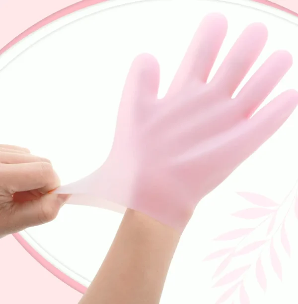 Silicone Moisturizing Gloves for Women, Anti-Slip Moisturizer Gloves