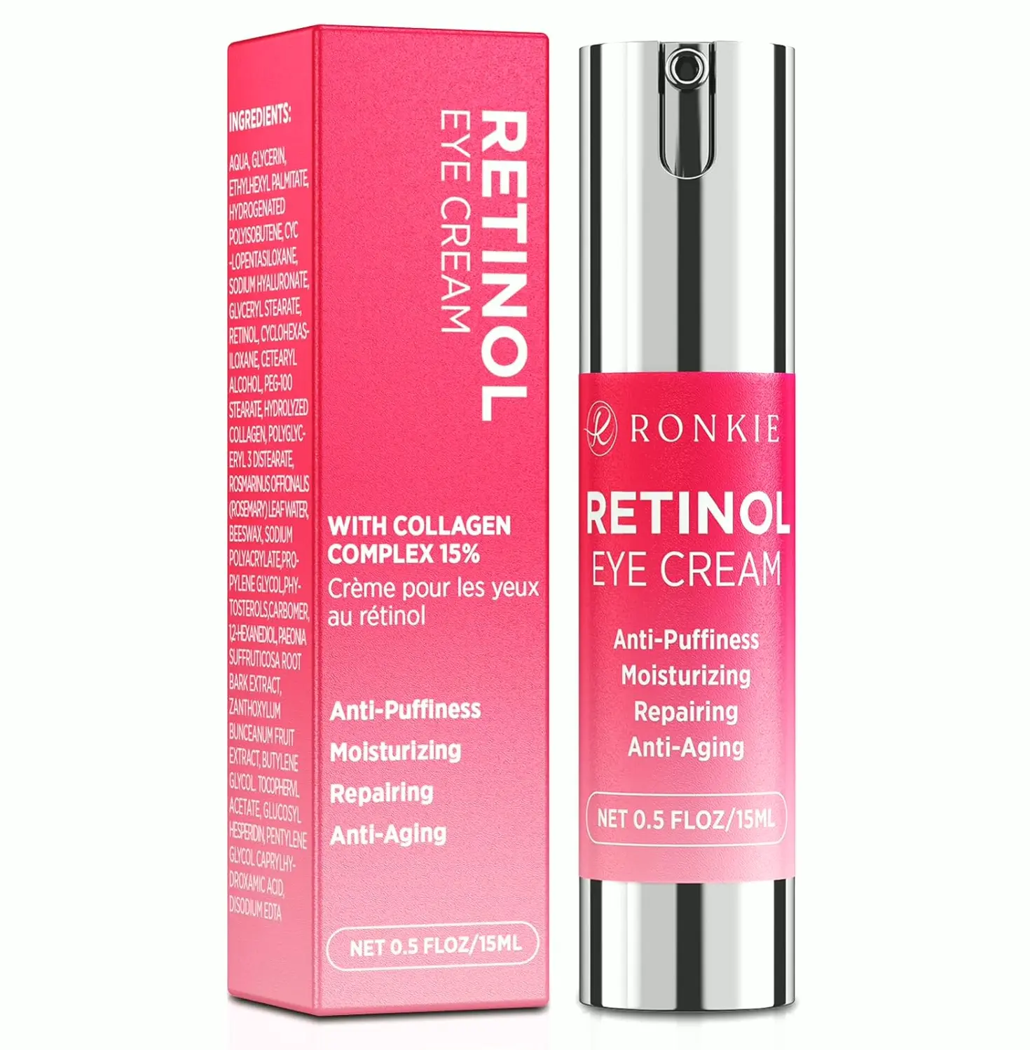 Retinol Under-Eye Cream with Hyaluronic Acid