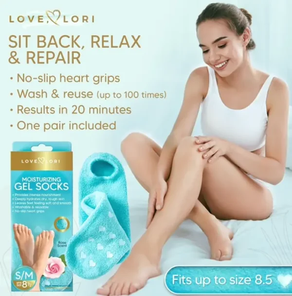 Moisturizing Footwear for Dry Heels