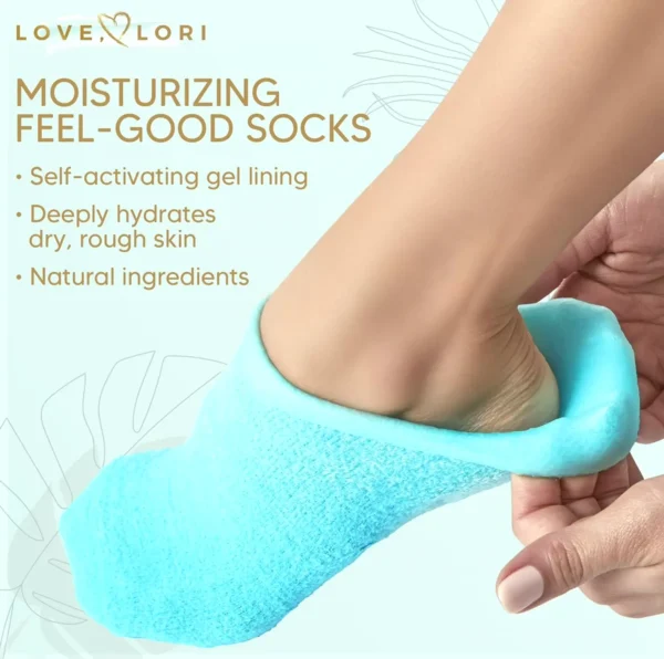 Moisturizing Footwear for Dry Heels