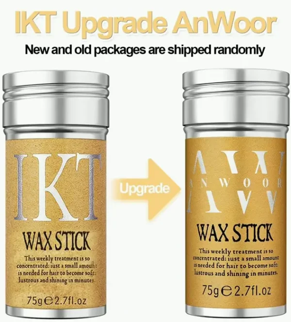 Hairstyling Pomade Stick for Smooth Hair, Frizz, Non-greasy