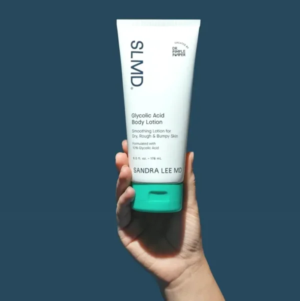 Dr. Pimple Popper Glycolic Body Lotion for Rough Skin