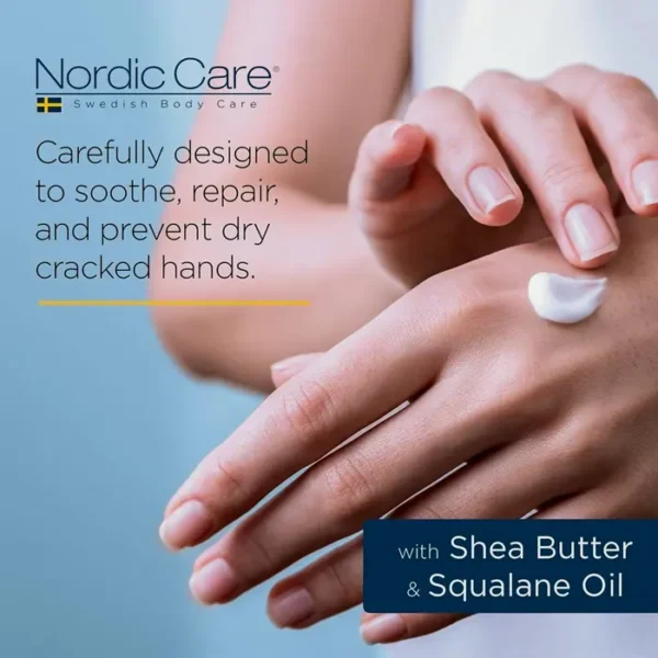 Nordic Care Hand Cream, 6 oz. | Shea Balm Skin Lotion for Parched Hands