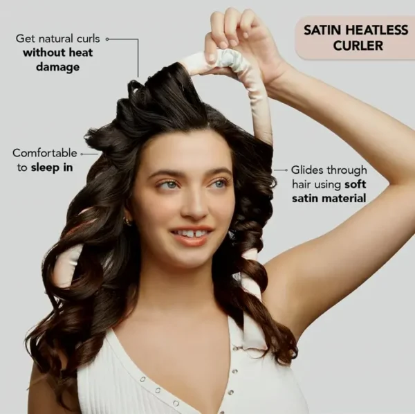 Satin No-Heat Curling Set - Sleep-In Curlers
