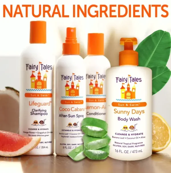 Fairy Tales Chlorine Removal Body Wash For All Ages Pump, 16oz